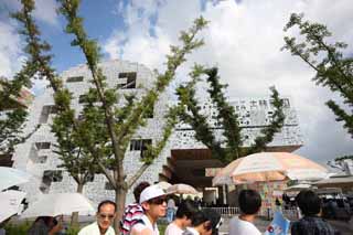 foto,tela,gratis,paisaje,fotografa,idea,Edificio de Corea de exposicin de mundo de Shangai, El alfabeto de Hangul, El jardn de expo de mundo de Shangai, Tesoros de mar, Exposicin internacional