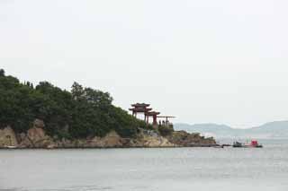 fotografia, materiale, libero il panorama, dipinga, fotografia di scorta,Mt. Yantai Yantai, facendo il turista macchia, Una pergola, spiaggia, ricorso