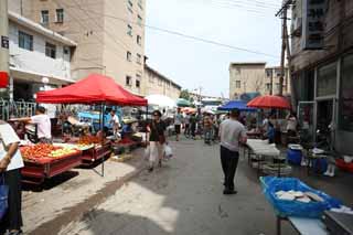 photo,material,free,landscape,picture,stock photo,Creative Commons,A deep red profit market, market, street stall, Shopping, Life