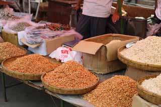 fotografia, materiale, libero il panorama, dipinga, fotografia di scorta,Un mercato di profitto rosso e profondo, mercato, stalla stradale, Facendo compere, Vita