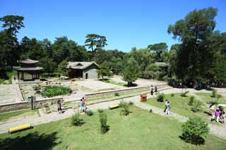 foto,tela,gratis,paisaje,fotografa,idea,Summering xiangyuanyiqing de casa de campo de montaa, Una glorieta, Poesa, Isla de Kanayama, Ch 'ing