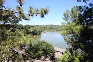 photo, la matire, libre, amnage, dcrivez, photo de la rserve,Une petite maison de la montagne du summering, bateau du plaisir, bateau, jardin, Ch'ing