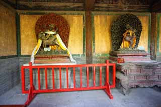 photo, la matire, libre, amnage, dcrivez, photo de la rserve,Putuo Zongcheng temple, Tibet, Chaitya, Srimahadevi, Zhong couplent le couloir