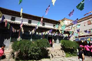 Foto, materieel, vrij, landschap, schilderstuk, bevoorraden foto,Putuo Zongcheng Temple, Tibet, Chaitya, , Trouw