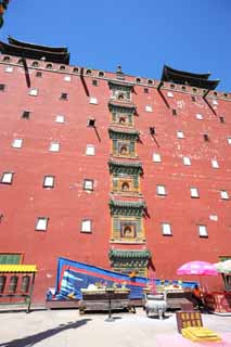 fotografia, material, livra, ajardine, imagine, proveja fotografia,Putuo Zongcheng templo, Tibete, Chaitya, Faith, 