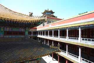 Foto, materiell, befreit, Landschaft, Bild, hat Foto auf Lager,Putuo Zongcheng-Tempel, Tibet, Chaitya, Faith, Rich Frbung