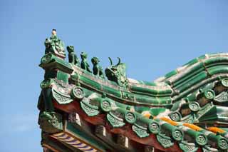 Foto, materieel, vrij, landschap, schilderstuk, bevoorraden foto,Putuo Zongcheng Temple, Tibet, Chaitya, Trouw, Dak