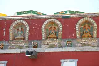 fotografia, material, livra, ajardine, imagine, proveja fotografia,Putuo Zongcheng templo, Tibete, Chaitya, Faith, Imagem budista