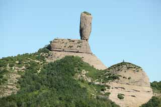 foto,tela,gratis,paisaje,fotografa,idea,Mximo apogeo de martillo de trineo, Peso de palo, Monte. Peso de palo, Roca, Dio forma a rocas extraamente