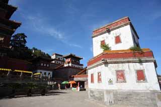 photo,material,free,landscape,picture,stock photo,Creative Commons,Puning temple, great statue of Buddha temple, Chaitya, Faith, Tibetan Buddhism