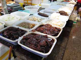 photo,material,free,landscape,picture,stock photo,Creative Commons,An eastern edge market, shop, market, fish shop, It is lively