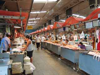 fotografia, materiale, libero il panorama, dipinga, fotografia di scorta,Un mercato di orlo orientale, negozio, mercato, pi molto mascolino negozio, Carne di maiale