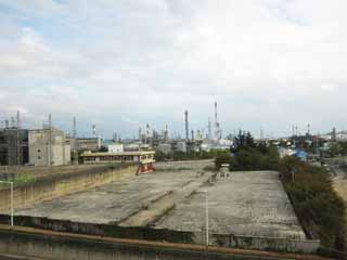 fotografia, materiale, libero il panorama, dipinga, fotografia di scorta,La finestra di macchina, ferrovia, pianta, fabbrica, Industria