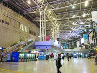 Foto, materiell, befreit, Landschaft, Bild, hat Foto auf Lager,Seoul-Station, Groer Raum, Stahlrahmen, Reise, Eisenbahn