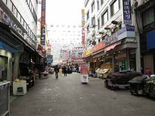 Foto, materiell, befreit, Landschaft, Bild, hat Foto auf Lager,Namdaemun-Markt, nationale Fahne, Laden, Ginseng, Korai-Mhre