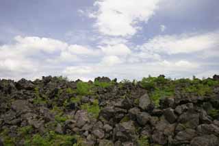 fotografia, materiale, libero il panorama, dipinga, fotografia di scorta,Cielo blu e lavico, cielo blu, lavico, pietra, nube