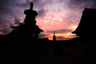 fotografia, materiale, libero il panorama, dipinga, fotografia di scorta,Il tempio di terra di un Budda, Chaitya, Faith, Buddismo, torre per Taho-nyorai