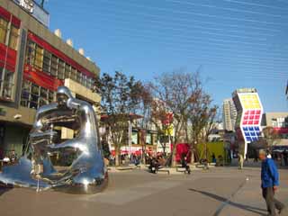 foto,tela,gratis,paisaje,fotografa,idea,Un centro comercial, Un objeto de arte, Cielo azul, Comprador, Banco