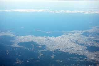 fotografia, materiale, libero il panorama, dipinga, fotografia di scorta,Hakata, Il mare, , Shikashima, Golfo di Hakata