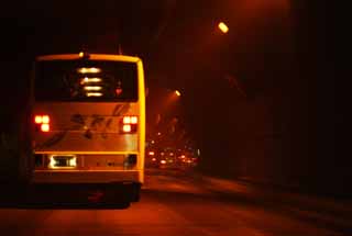 Foto, materieel, vrij, landschap, schilderstuk, bevoorraden foto,Duurzaamheid in de duisternis, Tunnel, Autobus, Taillight, 