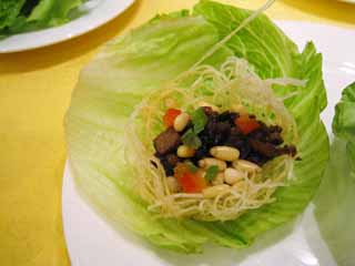 Foto, materieel, vrij, landschap, schilderstuk, bevoorraden foto,Nest van de vogel-zoals koken, Chinees etenswaar, Eendenkuiken, Groenen, Fruit-boven