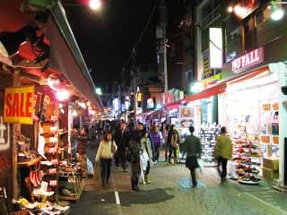 photo,material,free,landscape,picture,stock photo,Creative Commons,According to Takeshita, night view, shopping district, shoe store, light