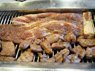 Foto, materiell, befreit, Landschaft, Bild, hat Foto auf Lager,Calbee mit dem Knochen, Gebratenes Fleisch, Rindfleisch, Knochen, Koreanisches Essen