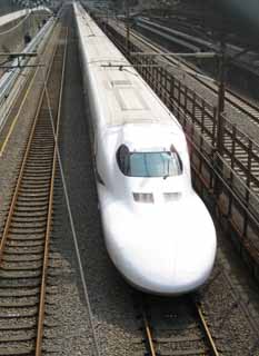 photo,material,free,landscape,picture,stock photo,Creative Commons,The Tokaido Shinkansen, The Shinkansen, 700 system, wish, track