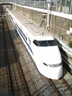 Foto, materiell, befreit, Landschaft, Bild, hat Foto auf Lager,Der Tokaido Shinkansen, Der Shinkansen, 300 System, Ein Echo, Fhrte