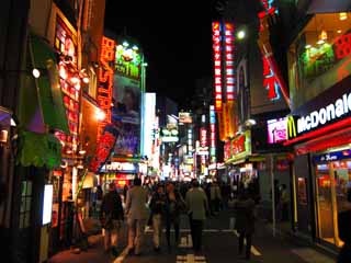 photo,material,free,landscape,picture,stock photo,Creative Commons,Shibuya center street, Neon, signboard, Downtown, It is lively