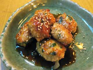 photo, la matire, libre, amnage, dcrivez, photo de la rserve,Tsukune de l'oiseau, Nourriture japonaise, armez la boulette, Ssame, Sauce