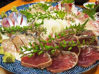 fotografia, material, livra, ajardine, imagine, proveja fotografia,Um sashimi que ajuda de vrios tipos de louas, Cozinhando, Comida, , 