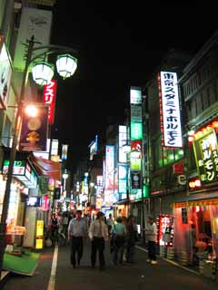 foto,tela,gratis,paisaje,fotografa,idea,Vista de noche de Kabukicho, Nen, En el centro, , 