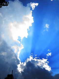 Foto, materiell, befreit, Landschaft, Bild, hat Foto auf Lager,Eine Wolke des Sommers, um zu leuchten, Wolke, blauer Himmel, Zeit, 