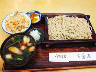 Foto, materiell, befreit, Landschaft, Bild, hat Foto auf Lager,Ein Entenbambusdampfer, Kche, Essen, Japanisch untersttzt, Soba