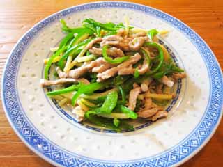 photo,material,free,landscape,picture,stock photo,Creative Commons,Stir-fry of a beef and pepper, Cooking, Food, , 