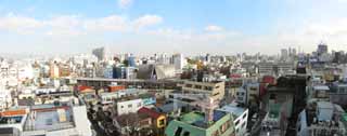 Foto, materiell, befreit, Landschaft, Bild, hat Foto auf Lager,Okubo-Station, Chuo-Linie, Zug, Station, Gebude