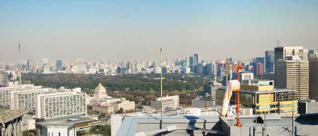 photo,material,free,landscape,picture,stock photo,Creative Commons,Tokyo panorama, building, The Diet building, The Imperial Palace, Nagatacho