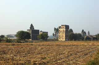 photo, la matire, libre, amnage, dcrivez, photo de la rserve,Zi Li Cun, Les ruines, sculpture, [des genoux de pierre] UNE tour, Je suis De l'ouest-style