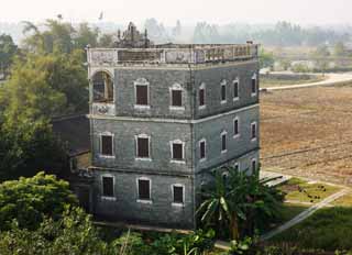 fotografia, materiale, libero il panorama, dipinga, fotografia di scorta,ZiLiCun residenza diritta ed ufficiale Roh, Le rovine, scultura, [un grembo di pietra] Una torre, Io sono Occidentale-stile