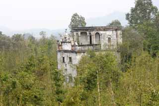 photo,material,free,landscape,picture,stock photo,Creative Commons,Ma xiang long, The ruins, sculpture, [a stone lap]A tower, I am Western-style