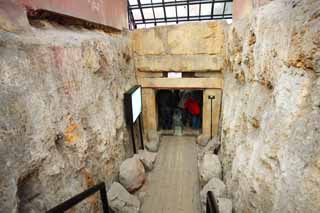 Foto, materieel, vrij, landschap, schilderstuk, bevoorraden foto,Westelijke Han Museum van de Nanyue King Mausoleum, Graf, Teraardebestelling heuvel graf, , Minagoshi land