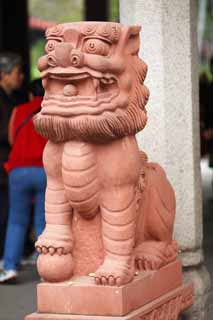 fotografia, materiale, libero il panorama, dipinga, fotografia di scorta,Guang Xiao paio di tempio di pietra cani custode, Chaitya, Castello della pecora dell'inesistenza, ultimo Takashi Arimitsu, , 