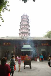 Foto, materiell, befreit, Landschaft, Bild, hat Foto auf Lager,SixBanyanTreeTemple FlowerPagoda, Chaitya, Pagode, Faith, Touristenattraktion