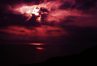 photo,material,free,landscape,picture,stock photo,Creative Commons,Stage of red sea, Cat Rock, beautiful, cloud, sky