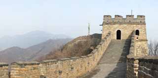 photo, la matire, libre, amnage, dcrivez, photo de la rserve,Mu Tian Yu Grande muraille, mur de chteau, guet dans un chteau, Le Hsiung-Nu, 