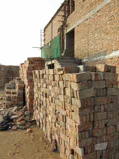 photo,material,free,landscape,picture,stock photo,Creative Commons,A building site, brick, Construction, , 