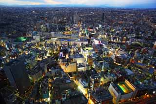 photo,material,free,landscape,picture,stock photo,Creative Commons,Ikebukuro Station, building, Ikebukuro, Neon, 