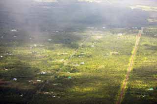 fotografia, materiale, libero il panorama, dipinga, fotografia di scorta,Isola di Hawaii fotografia aerea, La foresta, serbatoio di acqua piovana, casa, strada