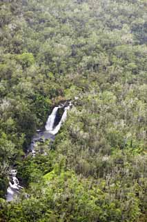 photo,material,free,landscape,picture,stock photo,Creative Commons,Hawaii Island waterfall, The forest, rock, river, flow